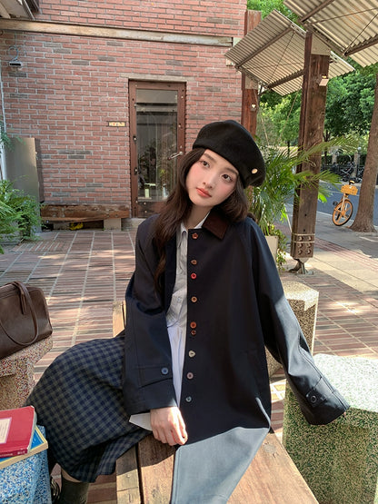 モダンスラウチートレンチコート