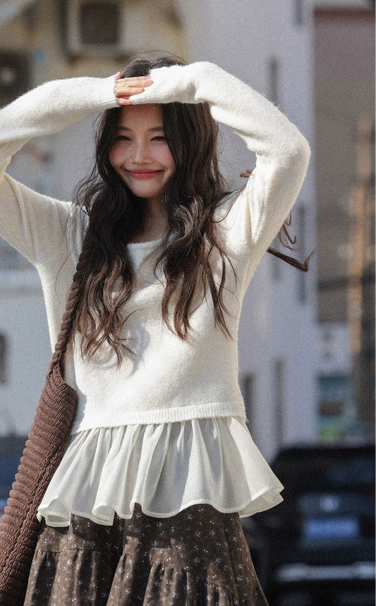 フェアリーフリルニットトップ