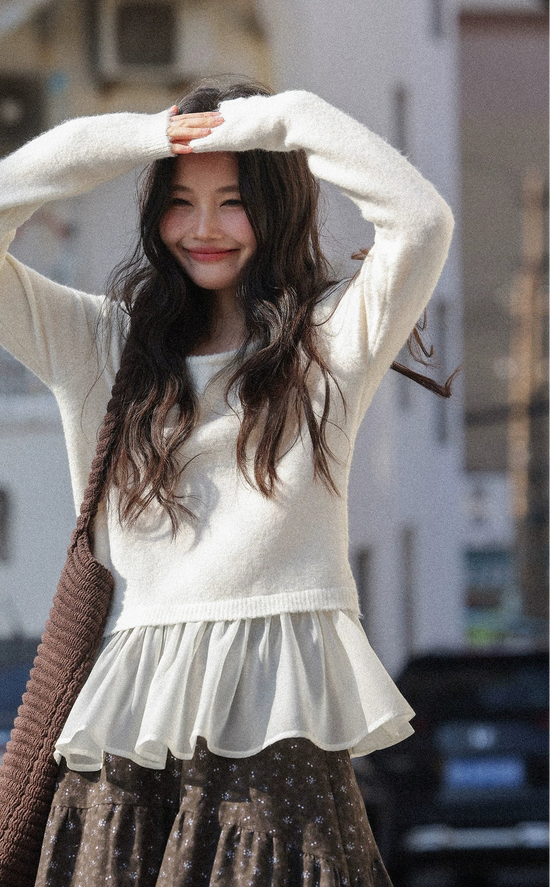 フェアリーフリルニットトップ