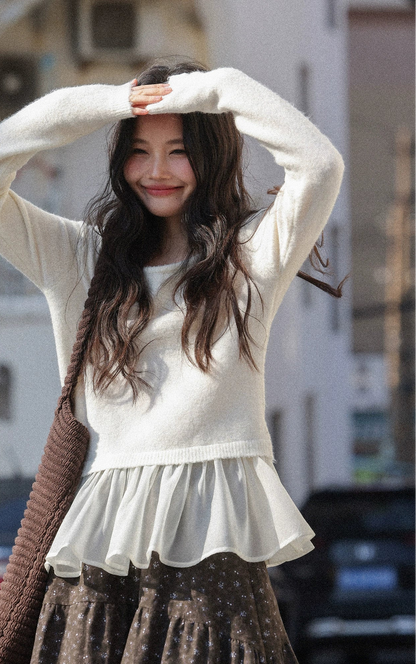 フェアリーフリルニットトップ