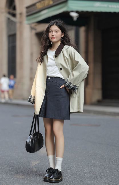 ルーズコットン長袖Tシャツ