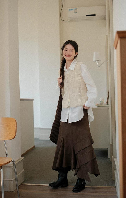 スモーキーVネックノースリーブベスト