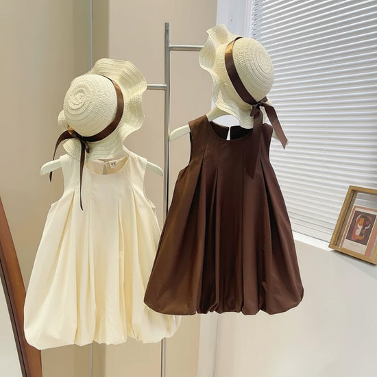 シックプリンセスドレス・プリーツ付き