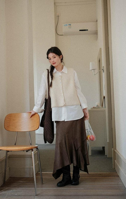 スモーキーVネックノースリーブベスト