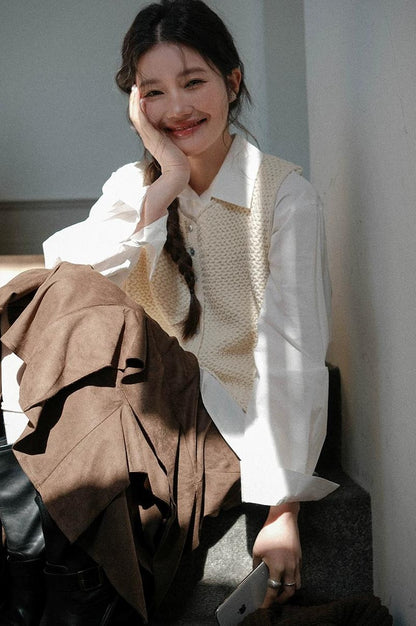 スモーキーVネックノースリーブベスト